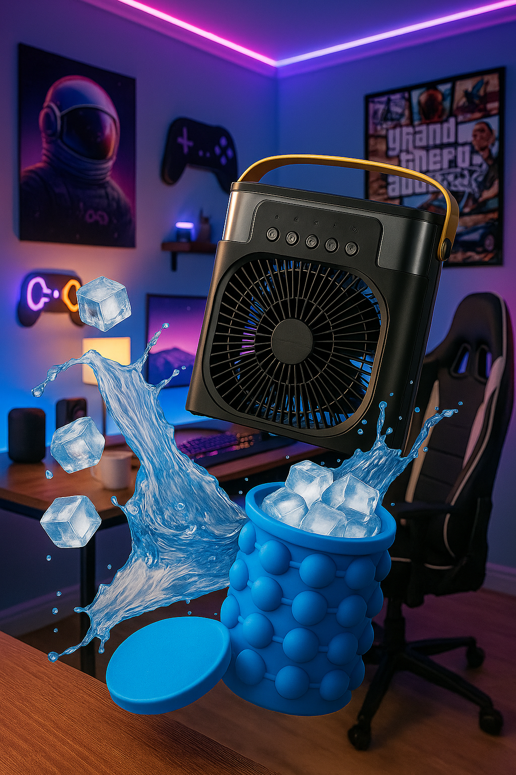 ICE MAKER & FAN ICE - COMBO