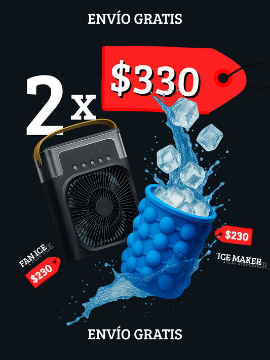 ICE MAKER & FAN ICE - COMBO